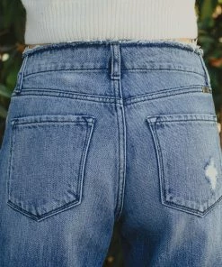 KANCAN Ariela High Rise Straight Leg Jeans