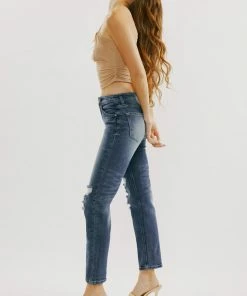KANCAN Norrine High Rise Slim Straight Jeans Straight Leg