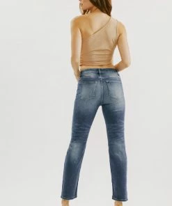 KANCAN Norrine High Rise Slim Straight Jeans Straight Leg