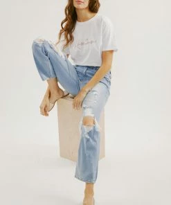 KANCAN Norrine High Rise Slim Straight Jeans Straight Leg