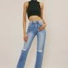 KANCAN Ashe Ultra High Rise Straight Leg Jeans New Arrivals