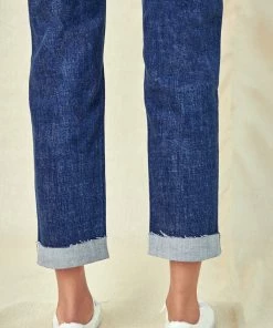 KANCAN Nina Mid Rise Slim Boyfriend Jeans