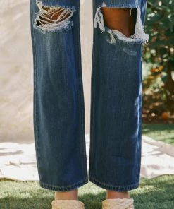 KANCAN Yolanda Ultra High Rise 90's Straight Leg Jeans