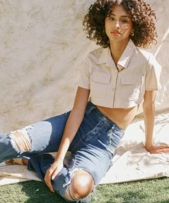 KANCAN Yolanda Ultra High Rise 90's Straight Leg Jeans