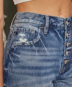 KANCAN Keke High Rise Straight Leg Jeans