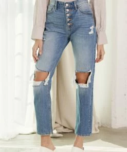 KANCAN Keke High Rise Straight Leg Jeans