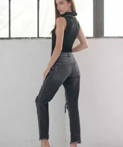 KANCAN Straight Leg Zara High Rise Slim Straight Jeans 12 KANCAN Straight Leg Zara High Rise Slim Straight Jeans