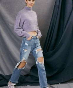 KANCAN Millie High Rise Straight Leg Jeans