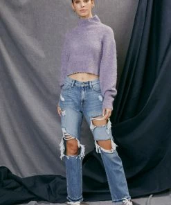 KANCAN Millie High Rise Straight Leg Jeans