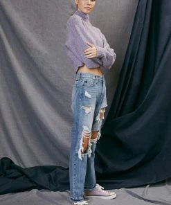 KANCAN Millie High Rise Straight Leg Jeans