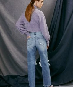 KANCAN Millie High Rise Straight Leg Jeans