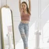 KANCAN Giovanna High Rise Mom Jeans