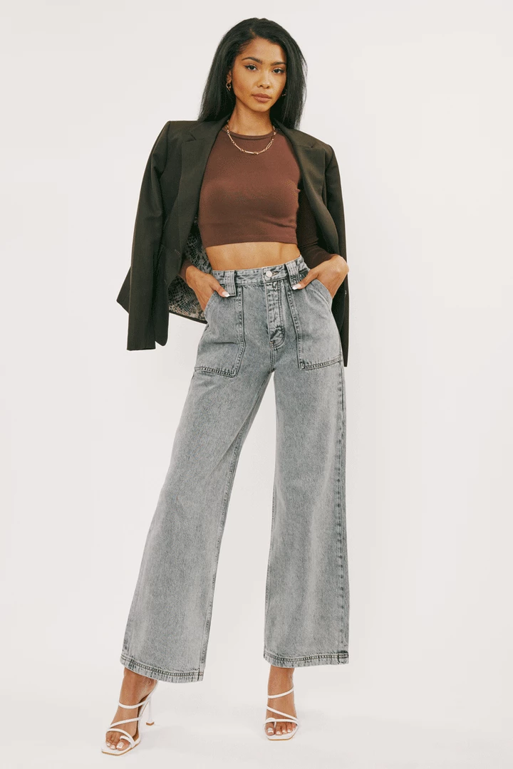 KANCAN Parker Ultra High Rise 90's Skater Jeans 4 KANCAN Parker Ultra High Rise 90's Skater Jeans