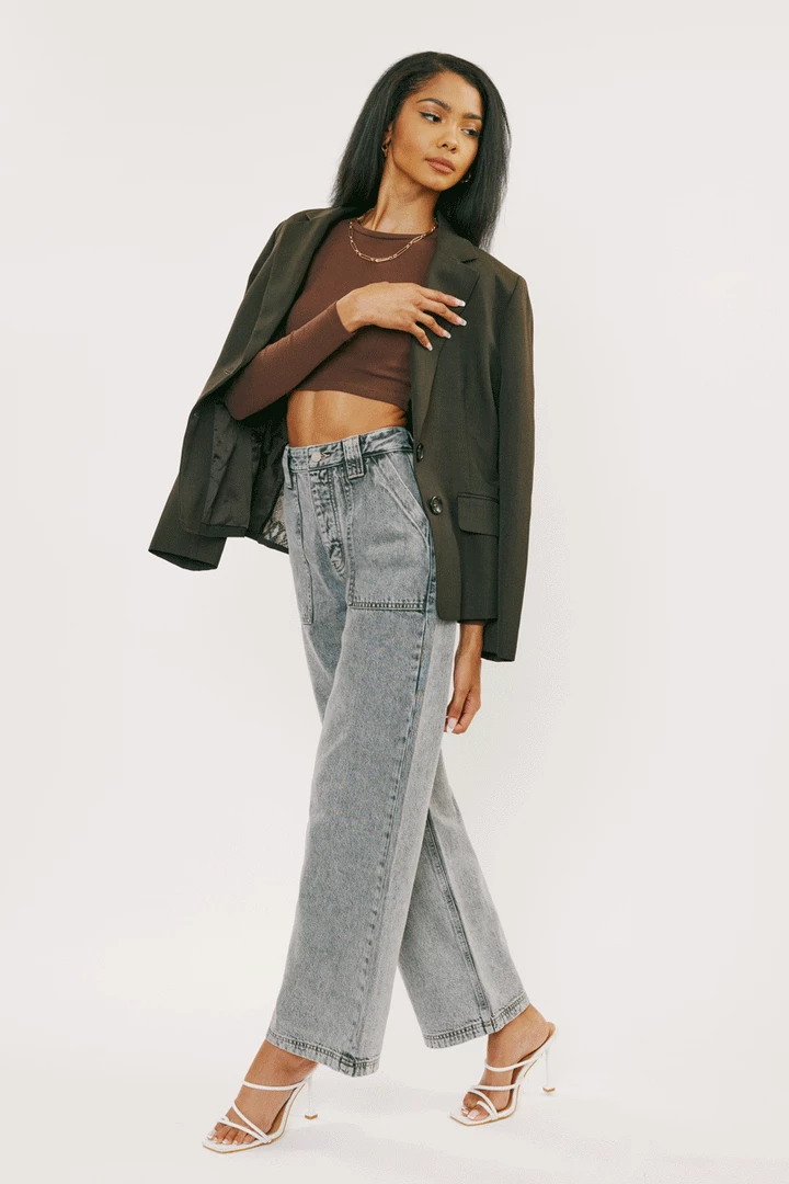 KANCAN Parker Ultra High Rise 90's Skater Jeans 8 KANCAN Parker Ultra High Rise 90's Skater Jeans