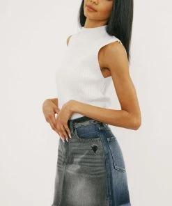 KANCAN New Arrivals Grace Color Block Mini Skirt