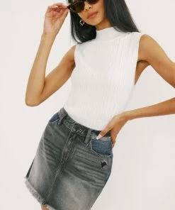 KANCAN New Arrivals Grace Color Block Mini Skirt