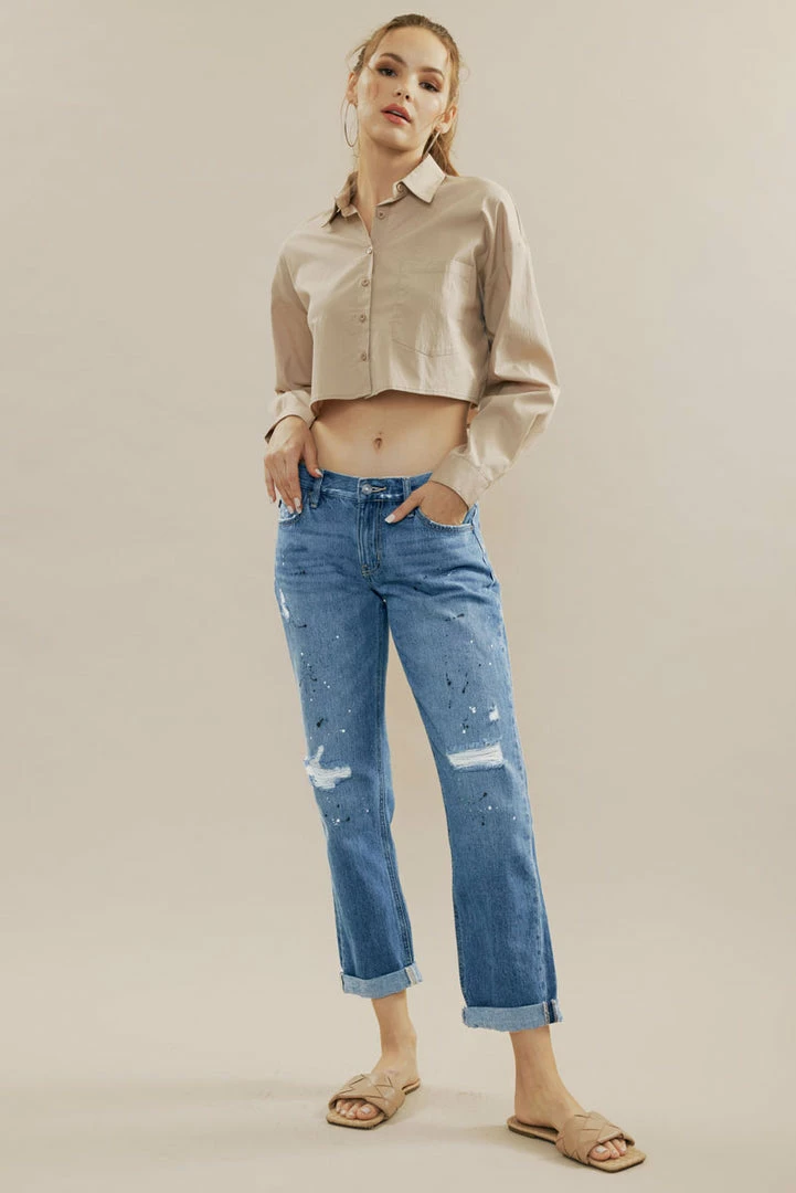 KANCAN Zyra Mid Rise Boyfriend Jeans 6 KANCAN Zyra Mid Rise Boyfriend Jeans