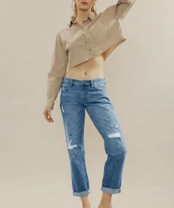 KANCAN Zyra Mid Rise Boyfriend Jeans 15 KANCAN Zyra Mid Rise Boyfriend Jeans