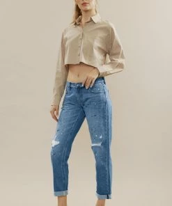 KANCAN Zyra Mid Rise Boyfriend Jeans 16 KANCAN Zyra Mid Rise Boyfriend Jeans
