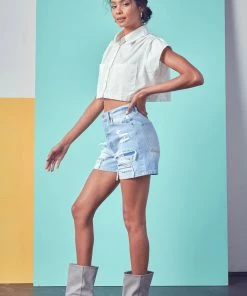 KANCAN Althaia Ultra High Rise 90's Boyfriend Shorts Shorts & Skirts
