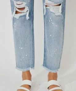 KANCAN New Arrivals Oceane High Rise Slim Straight Jeans