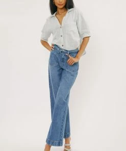 KANCAN New Arrivals Finn Ultra High Rise Wide Fit Jeans