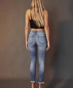 KANCAN Heather High Rise Ankle Skinny Jeans