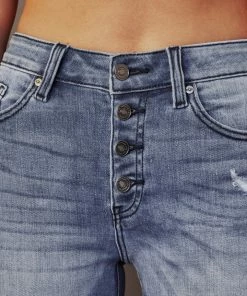 KANCAN Heather High Rise Ankle Skinny Jeans