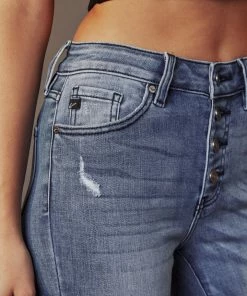 KANCAN Heather High Rise Ankle Skinny Jeans