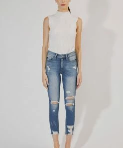 KANCAN Kaden High Rise Ankle Skinny Jeans