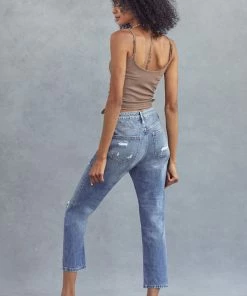 KANCAN Bobbie Ultra High Rise Straight Leg Jeans