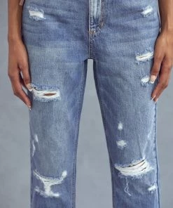 KANCAN Bobbie Ultra High Rise Straight Leg Jeans