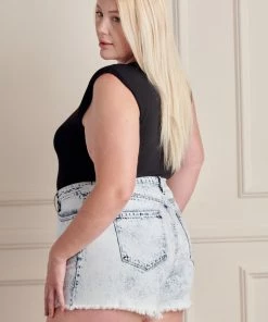 KANCAN Isabelle Ultra High Rise Mom Shorts - Plus