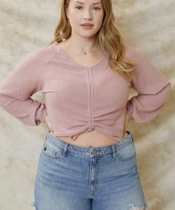 KANCAN Isabelle Ultra High Rise Mom Shorts - Plus