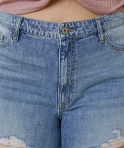 KANCAN Isabelle Ultra High Rise Mom Shorts - Plus