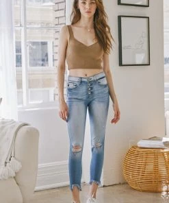 KANCAN Kitson High Rise Ankle Skinny Jeans