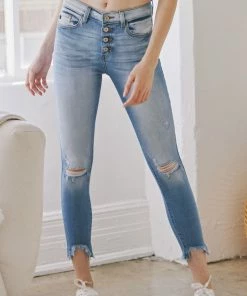 KANCAN Kitson High Rise Ankle Skinny Jeans