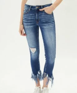 KANCAN Audrina Mid Rise Ankle Skinny Jeans