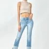 Official Kancan USA Lana High Rise Straight Leg Jeans