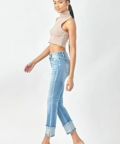 Official Kancan USA Lana High Rise Straight Leg Jeans