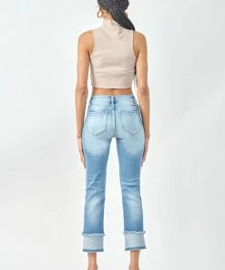 Official Kancan USA Lana High Rise Straight Leg Jeans