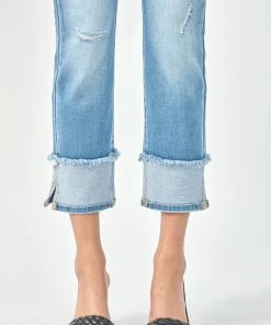 Official Kancan USA Lana High Rise Straight Leg Jeans