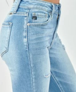 Official Kancan USA Lana High Rise Straight Leg Jeans