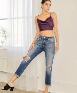 KANCAN Milan High Rise Mom Jeans