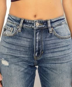 KANCAN Milan High Rise Mom Jeans