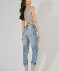 KANCAN Milan High Rise Mom Jeans