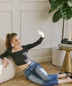 KANCAN Azaria High Rise Cropped Skinny Jeans