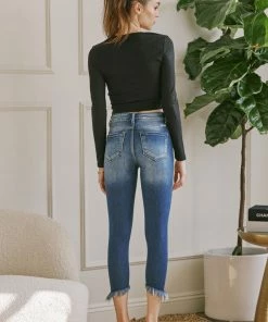 KANCAN Azaria High Rise Cropped Skinny Jeans