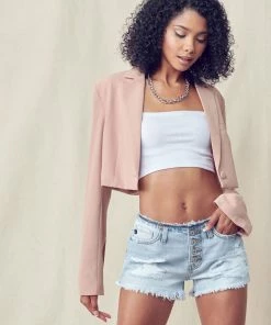 KANCAN Orion Low Rise Button Down Shorts