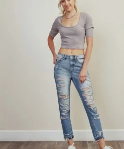 KANCAN Cheyenne Ultra High Rise Ankle Skinny Jeans